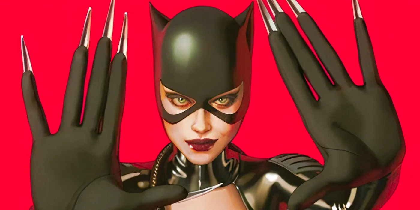 Catwoman #70 varaint red black feature cover Image