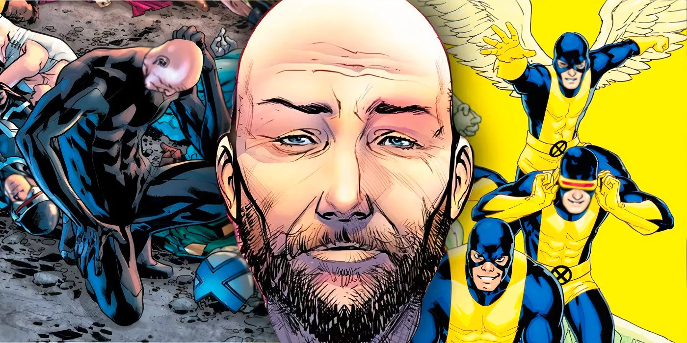 Charles Xavier with O5 X-Men Image