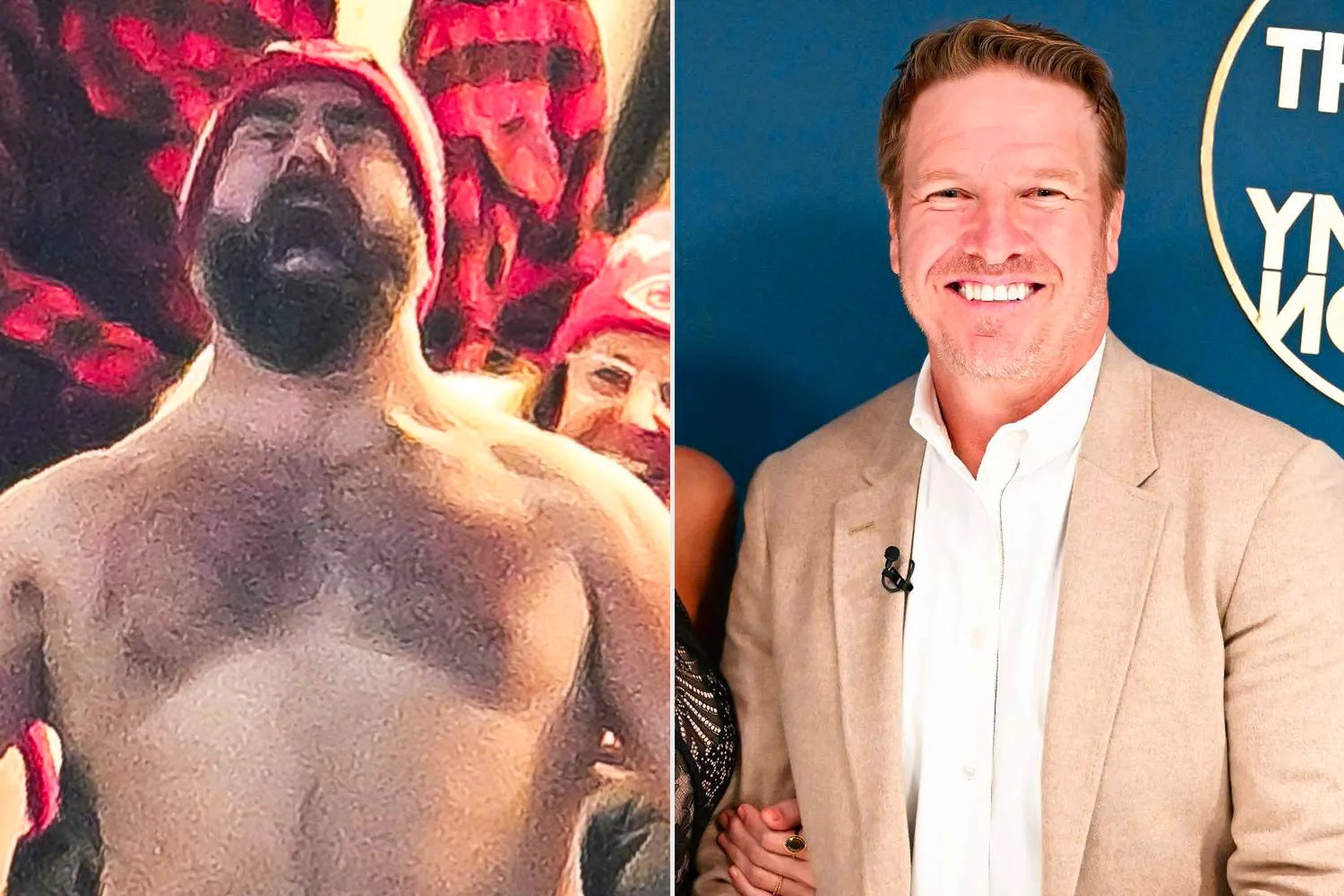 Chip Gaines Says Jason Kelce's 'Furry' Chest Inspired New Game Show 'Human vs. Hamster' Image