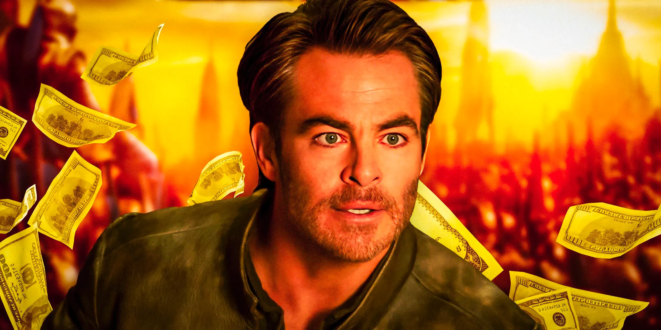 Chris Pine and imagery from Dungeons Dragons Honor Among Thieves Image