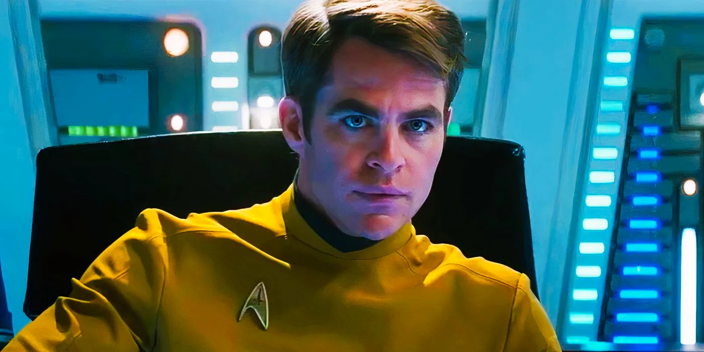 Chris Pine as James T. Kirk in the Star Trek franchise Image