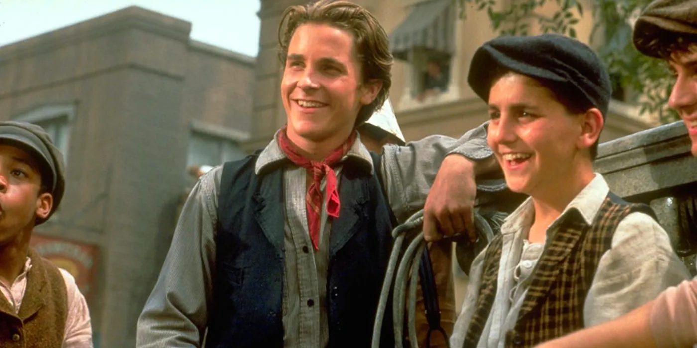 Christian Bale in Newsies Image