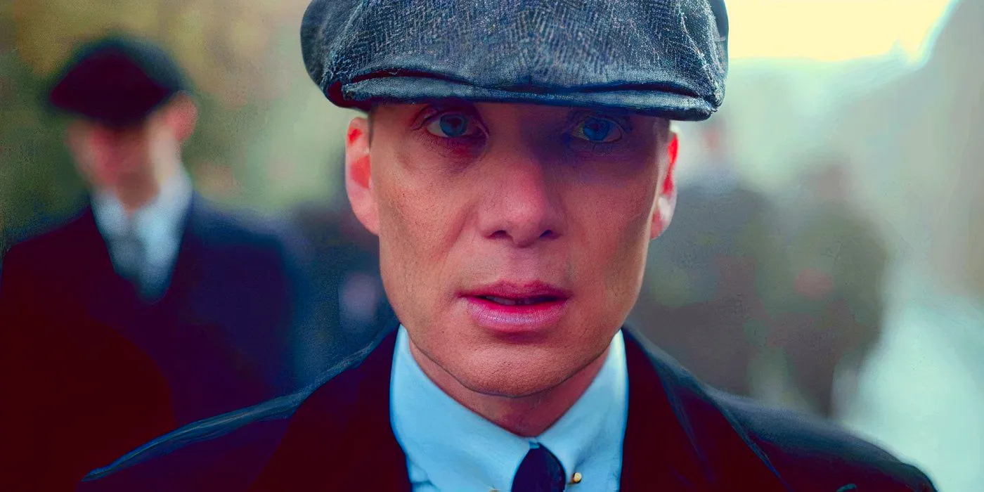 Cillian Murphy wearing a newsboy cap and a suit in Peaky Blinders season 6 Image