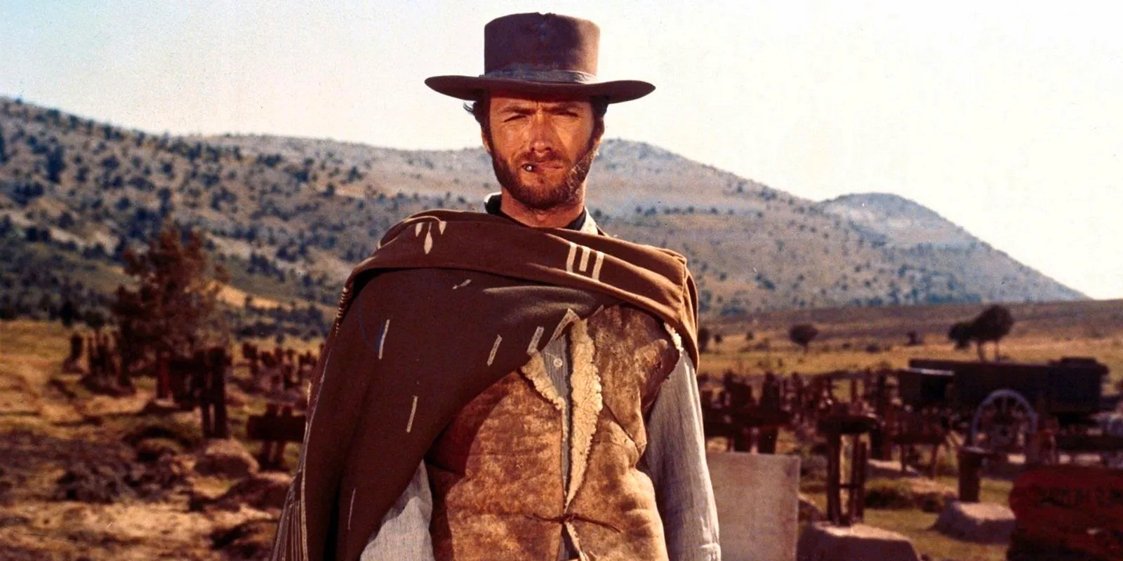 Clint Eastwood as The Man with No Name in The Good, the Bad, and The Ugly Image