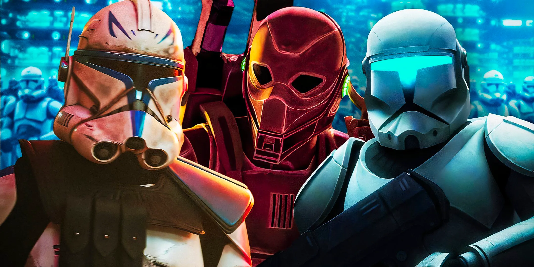 Clone Commando, Clone Shadow and Rex From the Star Wars Franchise Image