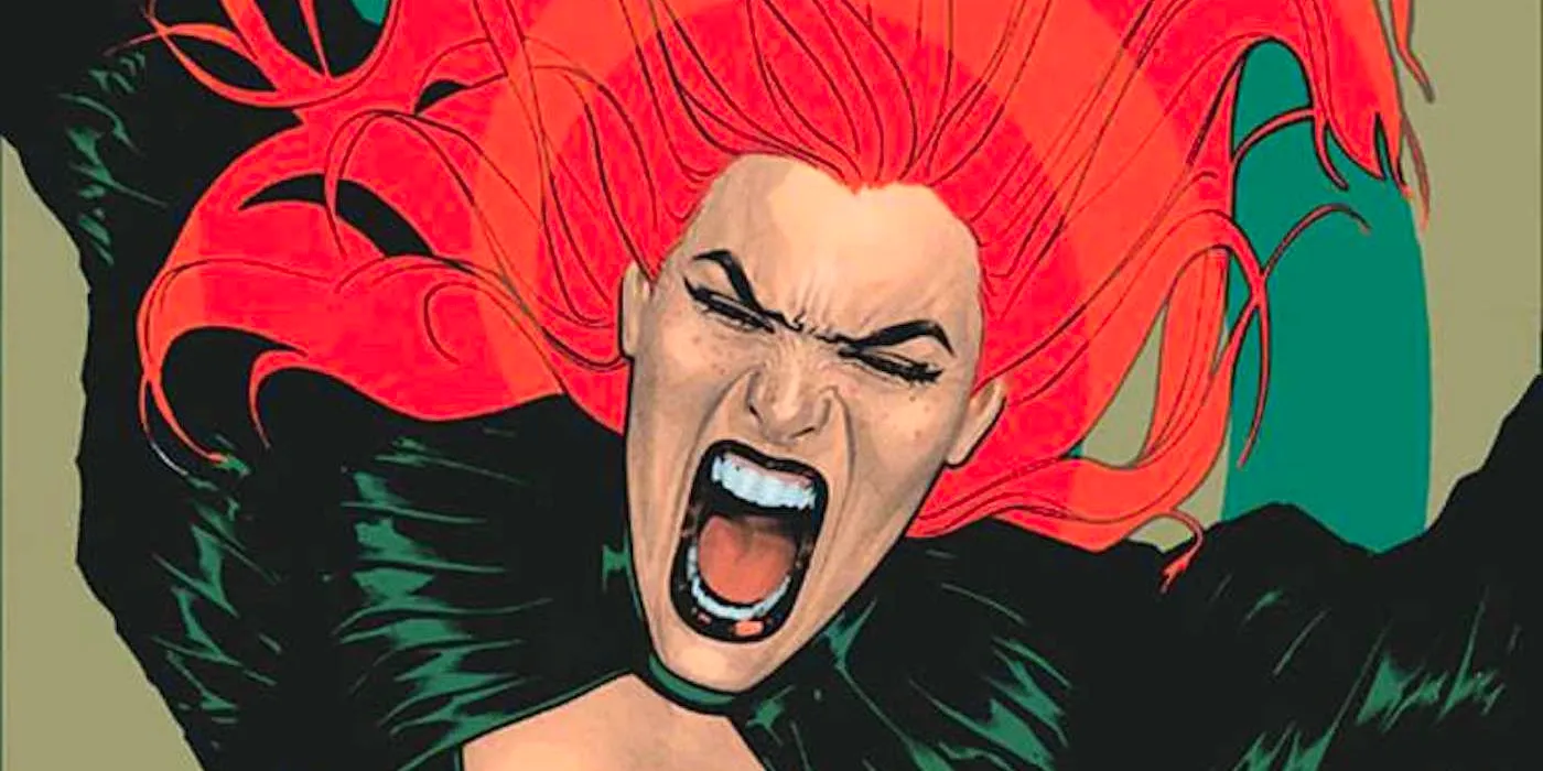 Close up of Siryn using her sonic scream powers. Image