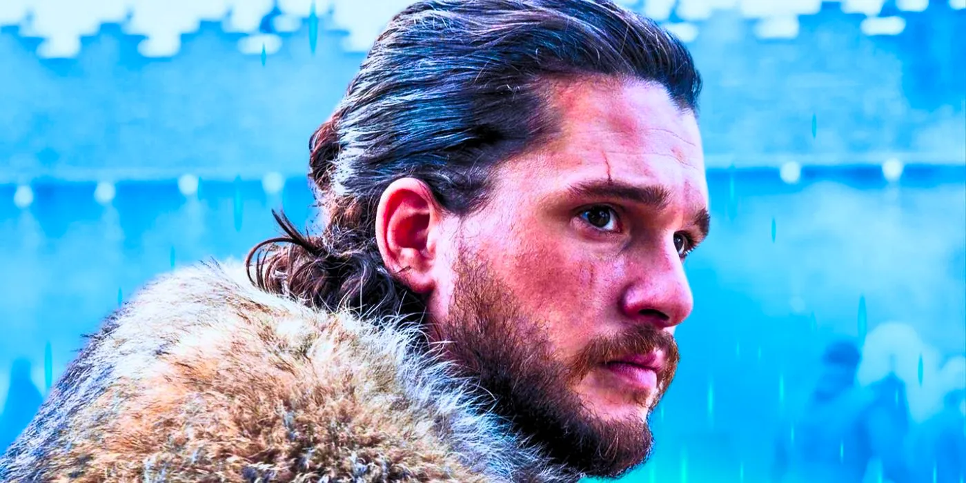 Closeup of Kit Harington as Jon Snow in Game of Thrones Image