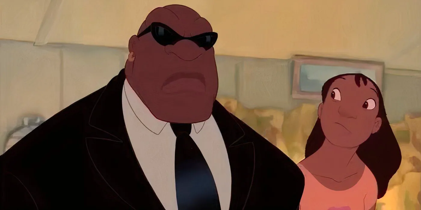 Cobra Bubbles with Lilo's sister in Lilo & Stitch Image