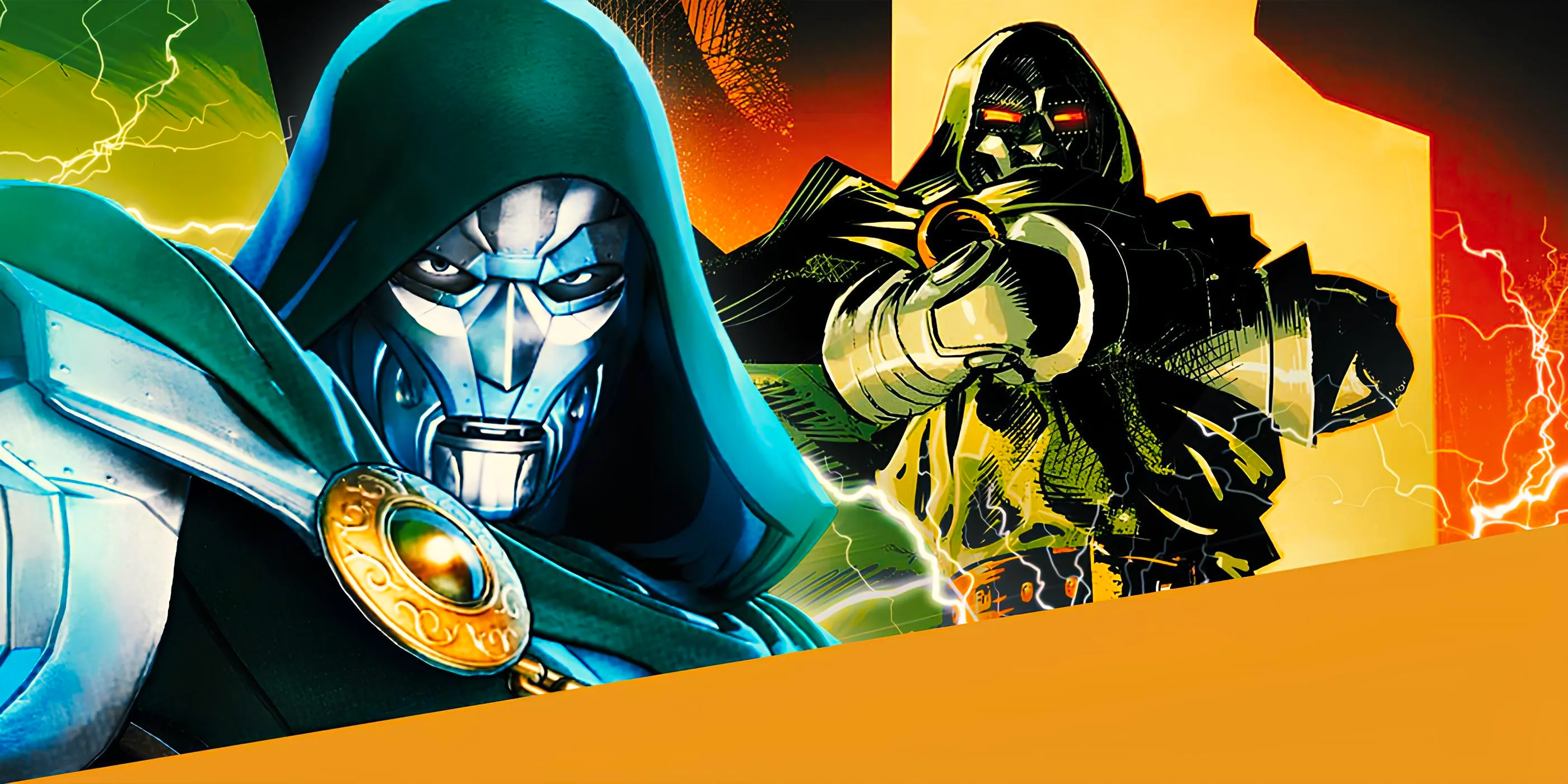 Collage of Doctor Doom From Marvel Comics Image