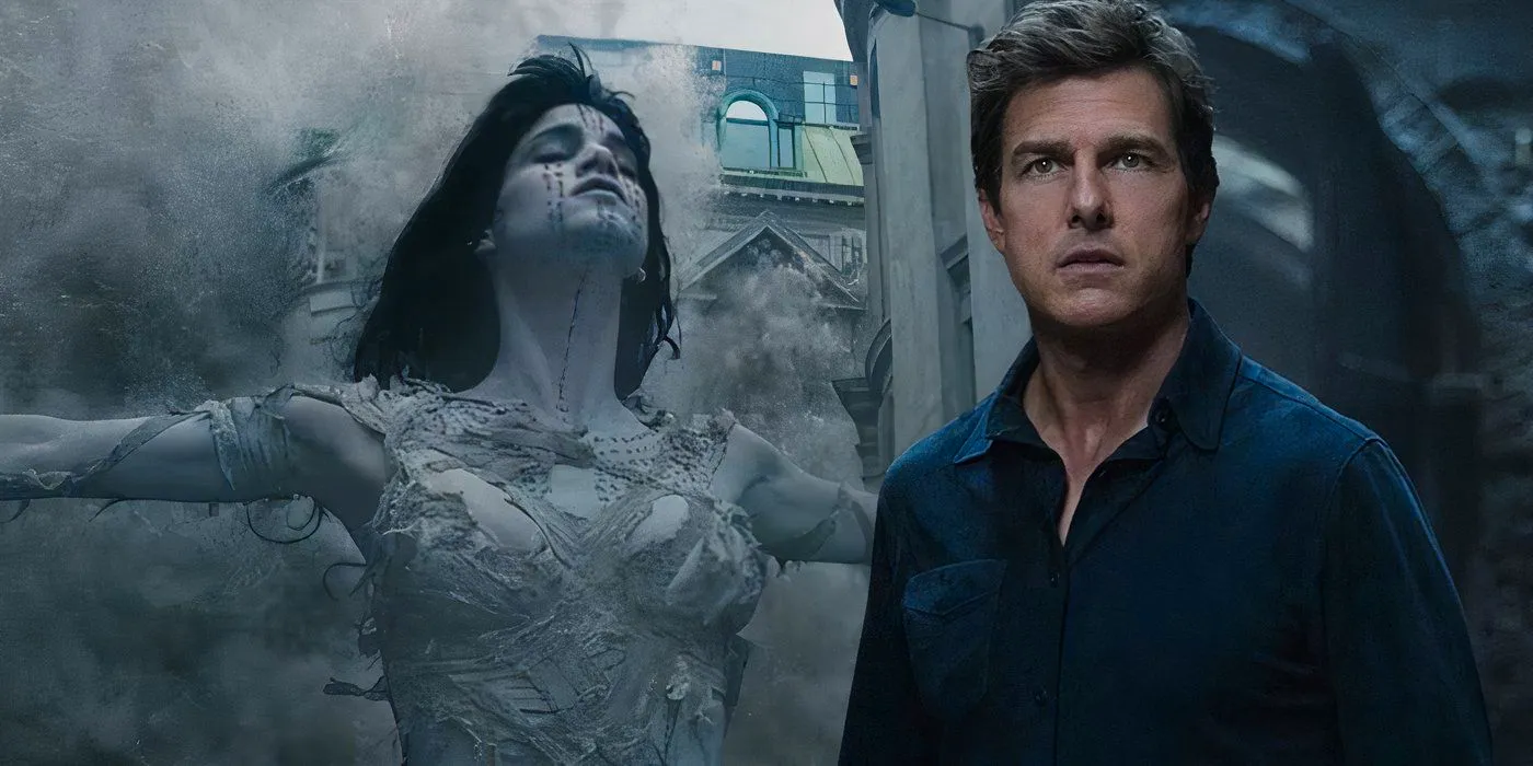 Collage of Tom Cruise and The Mummy Image