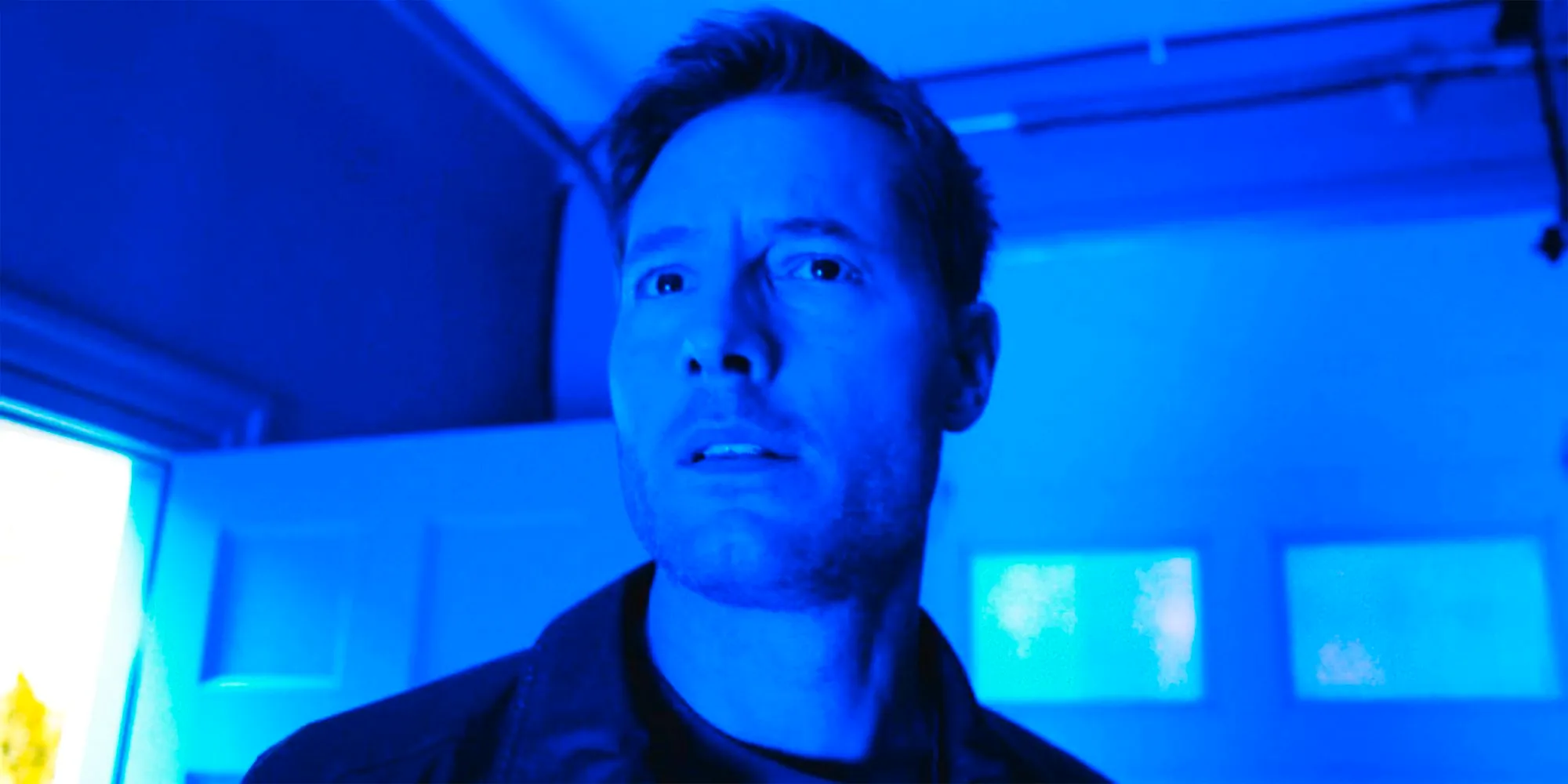 Colter Shaw in blue light in Tracker Image