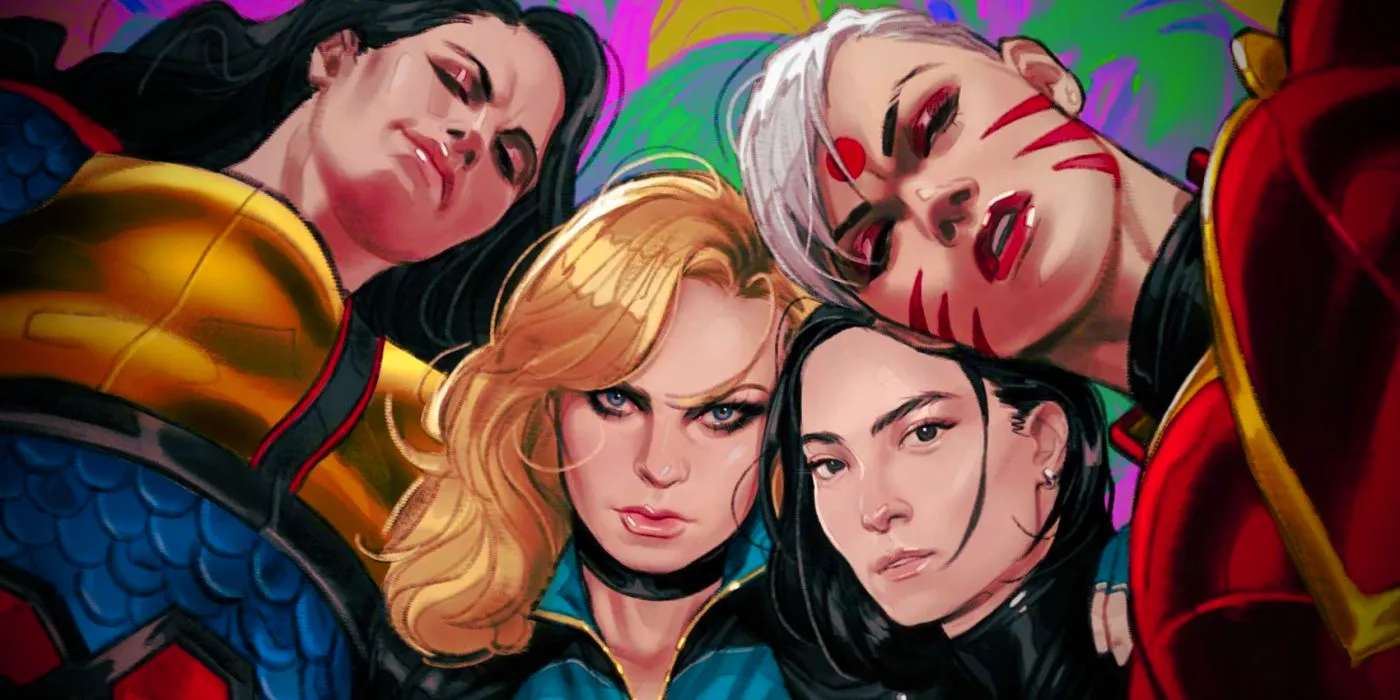 Comic book art: Birds of Prey team featuring Zealot, Batgirl, Black Canary, Big Barda Image