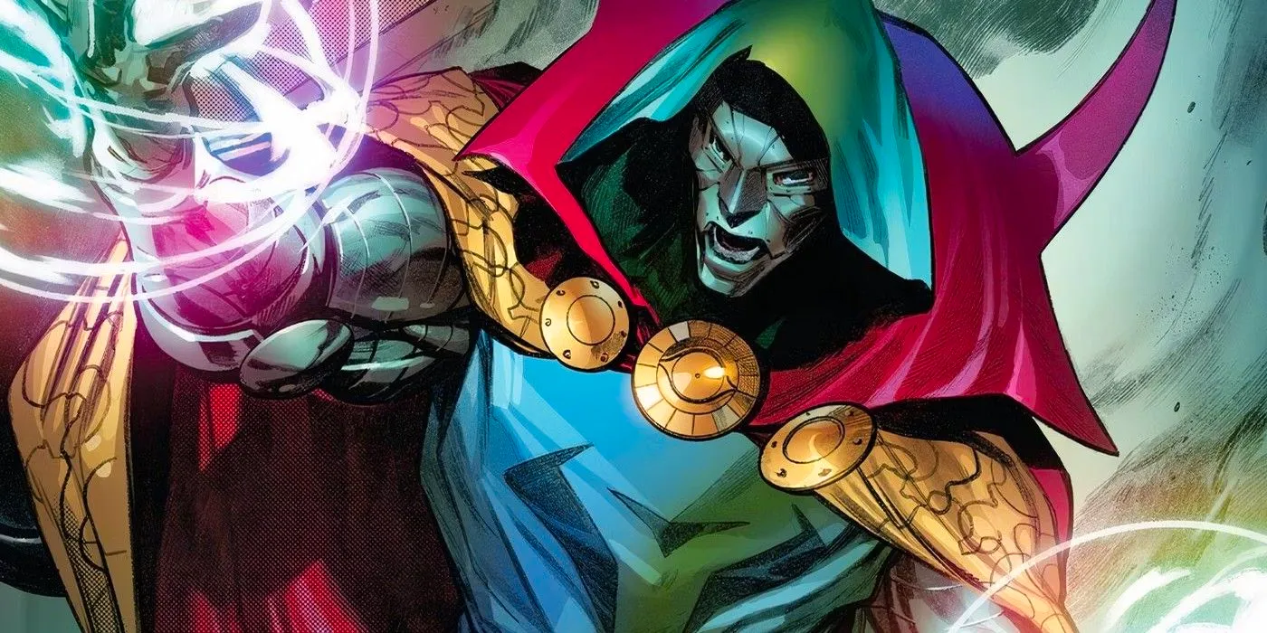 Comic book art: doctor doom becomes sorcerer supreme Image