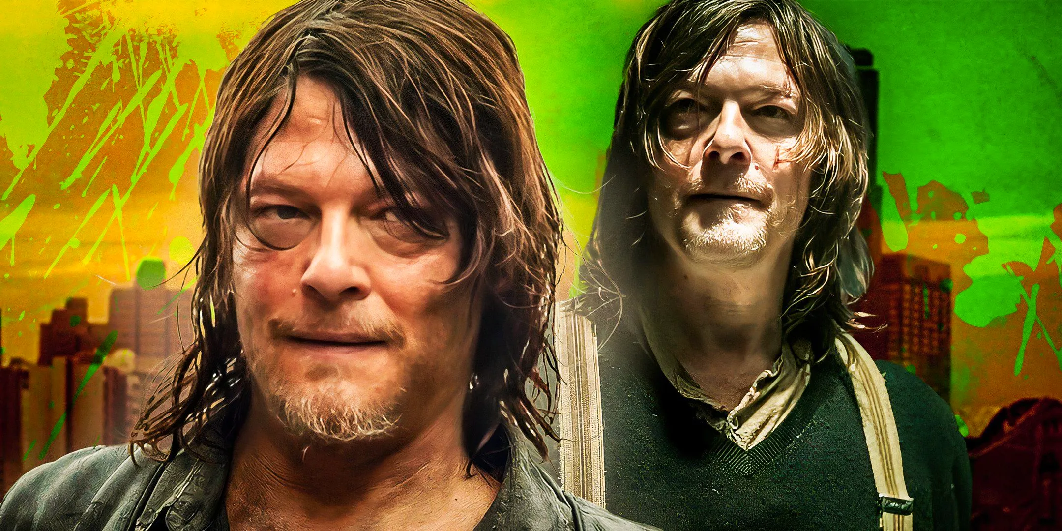 Composite image of Norman Reedus as Daryl Dixon in The Walking Dead Image