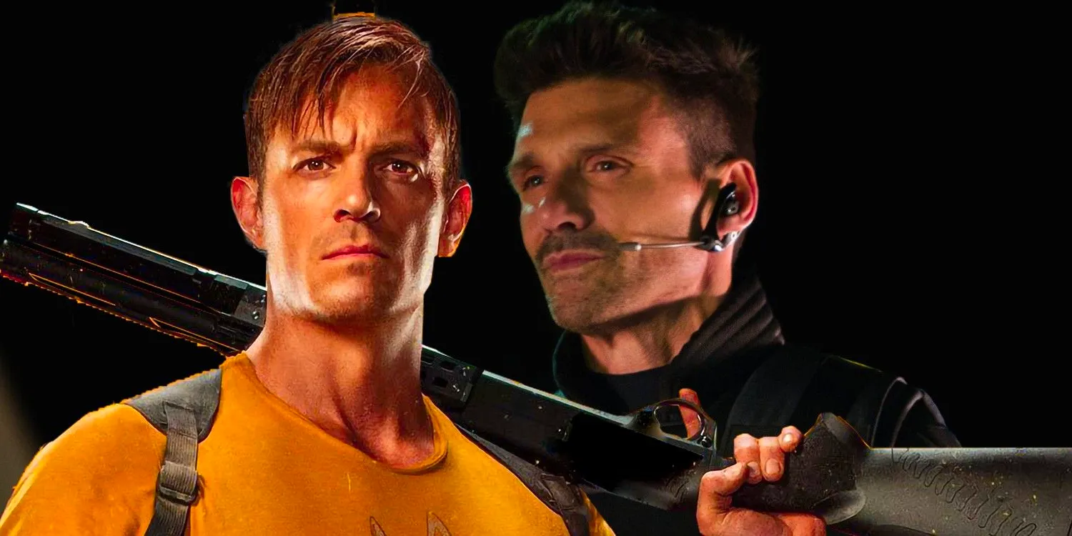 Composite of Frank Grillo In Captain America The Winter Soldier and Joel Kinnaman as Rick Flag Image