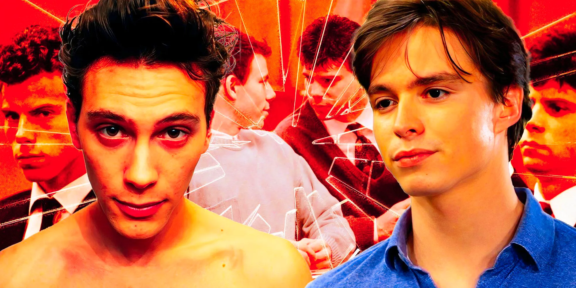 Cooper Koch and Nicholas Alexander Chavez as Erik and Lyle Menendez from Monsters. Image