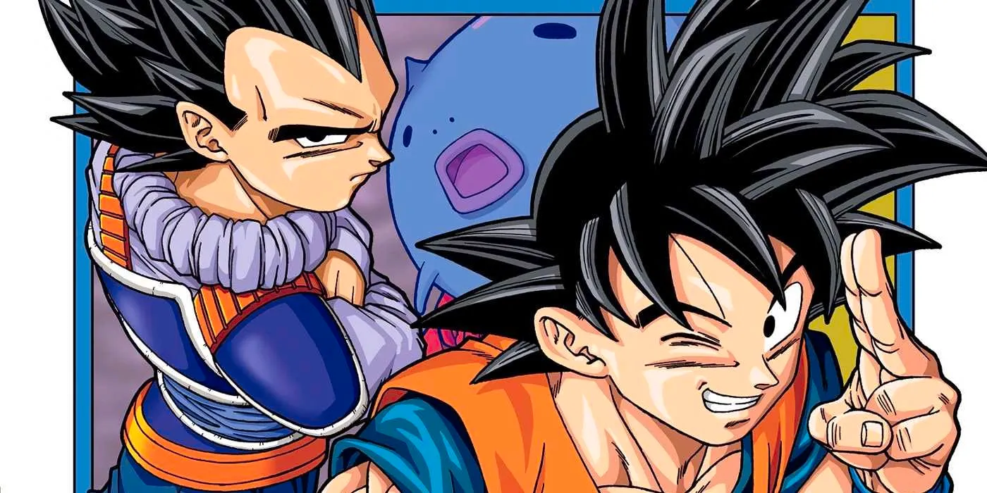 Cover of Dragon Ball Super volume 12, with art of Goku and Vegeta by Toyotarou. Image