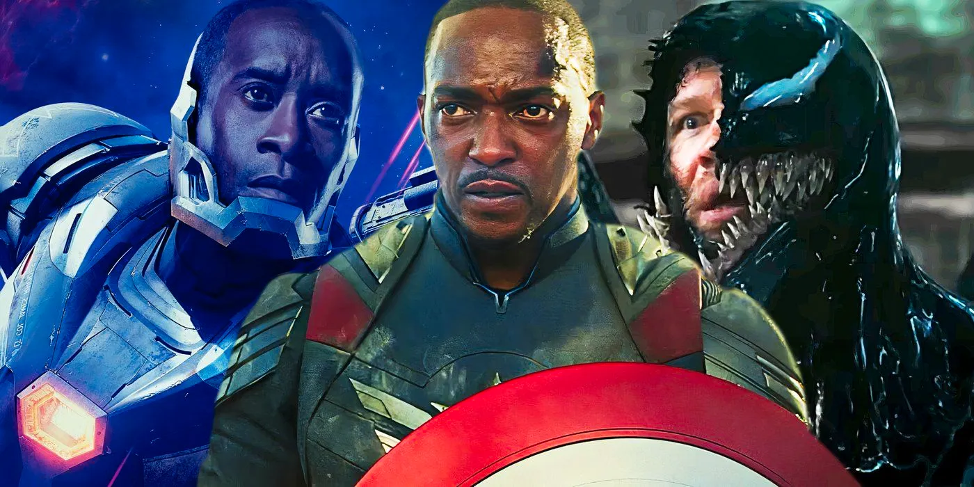 Custom image of Captain America and Rhodey from the MCU and Venom in The Last Dance Image