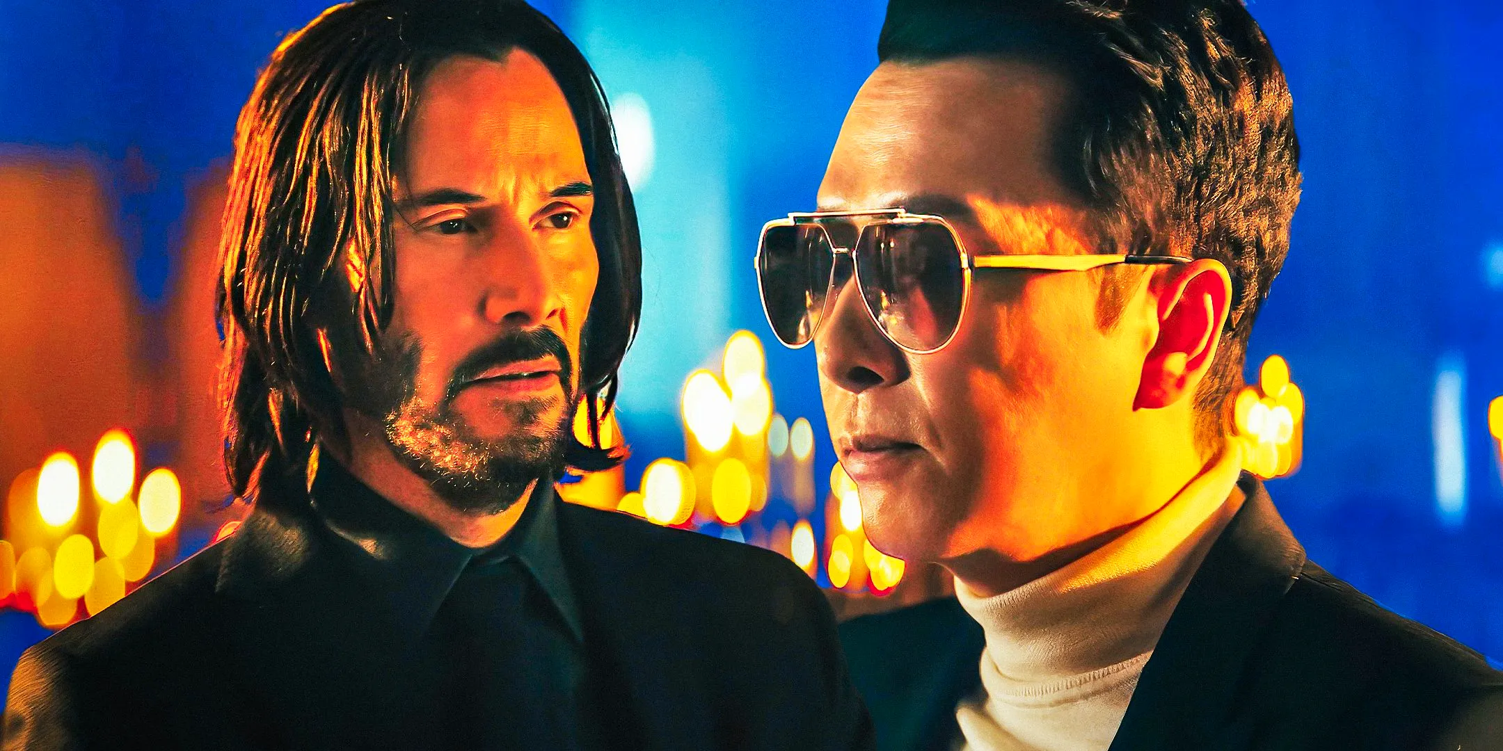 Custom image of Donnie Yen as Caine and Keanu Reeves as John Wick Image