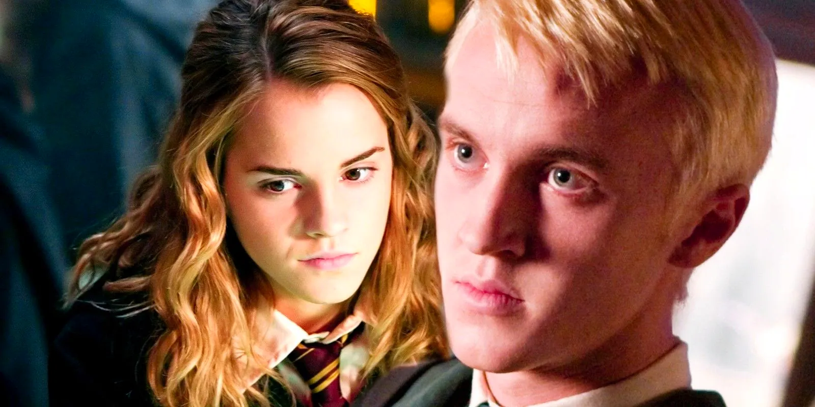 Custom image of Draco Malfoy and Hermione Granger in Harry Potter and the Half Blood Prince Image