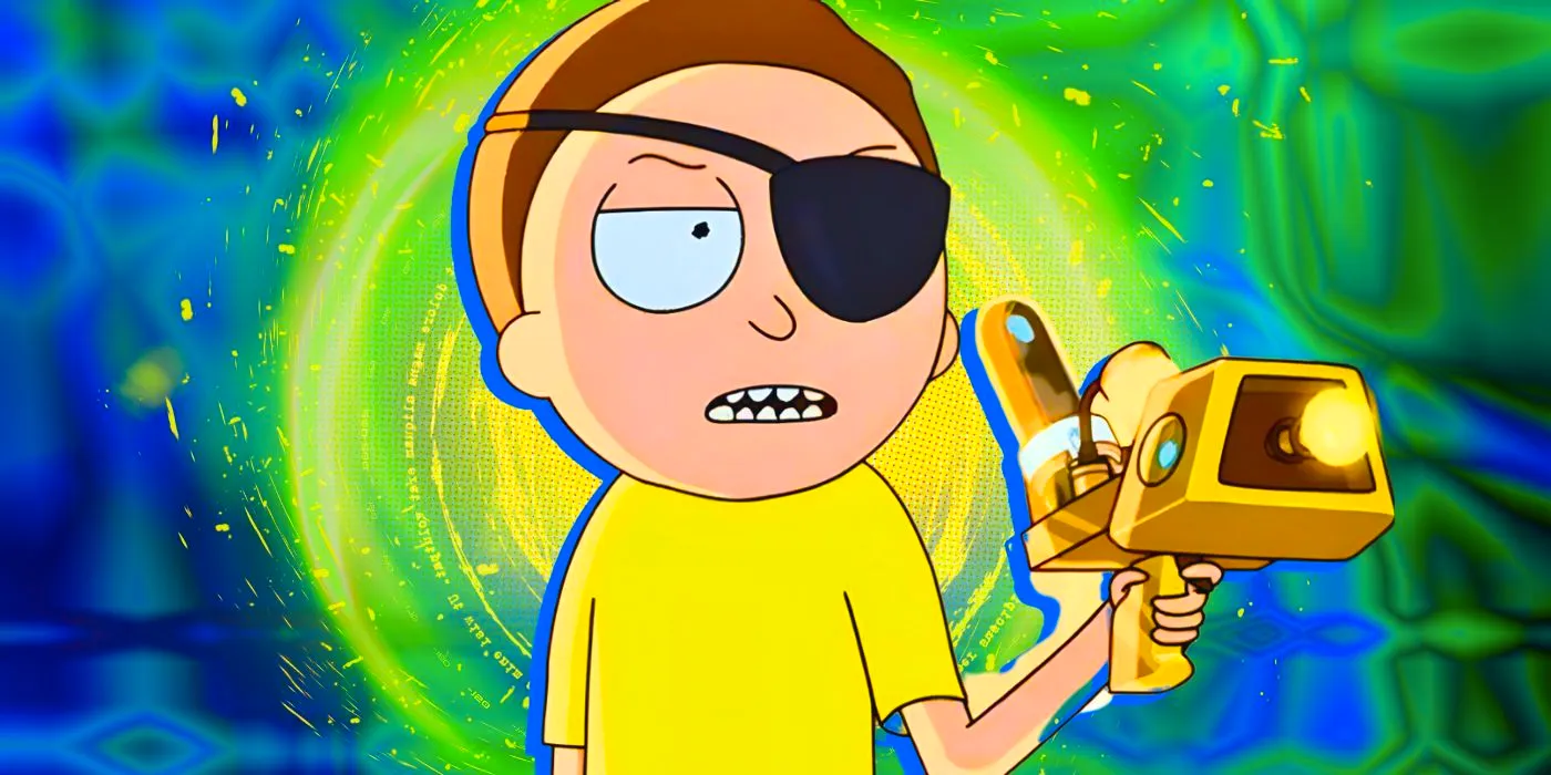 Custom image of Evil Morty with his upgraded portal gun Image