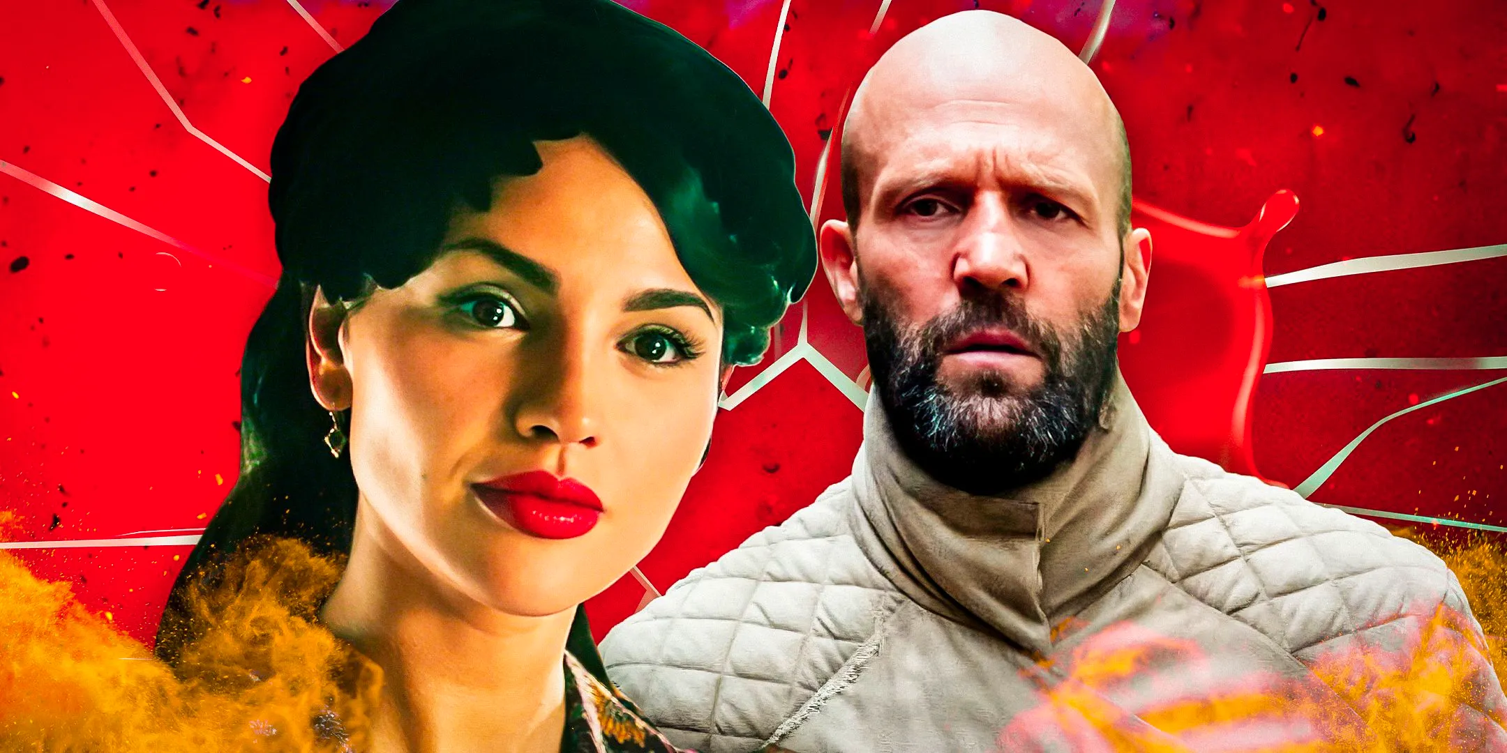 Custom image of Jason Statham and Eiza González Image