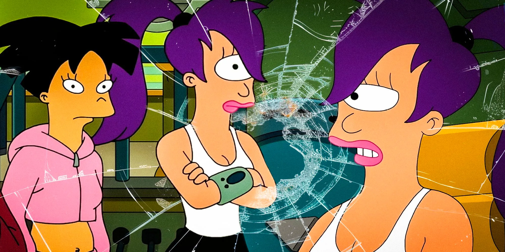 Custom Image of Leela and Amy on Futurama Image