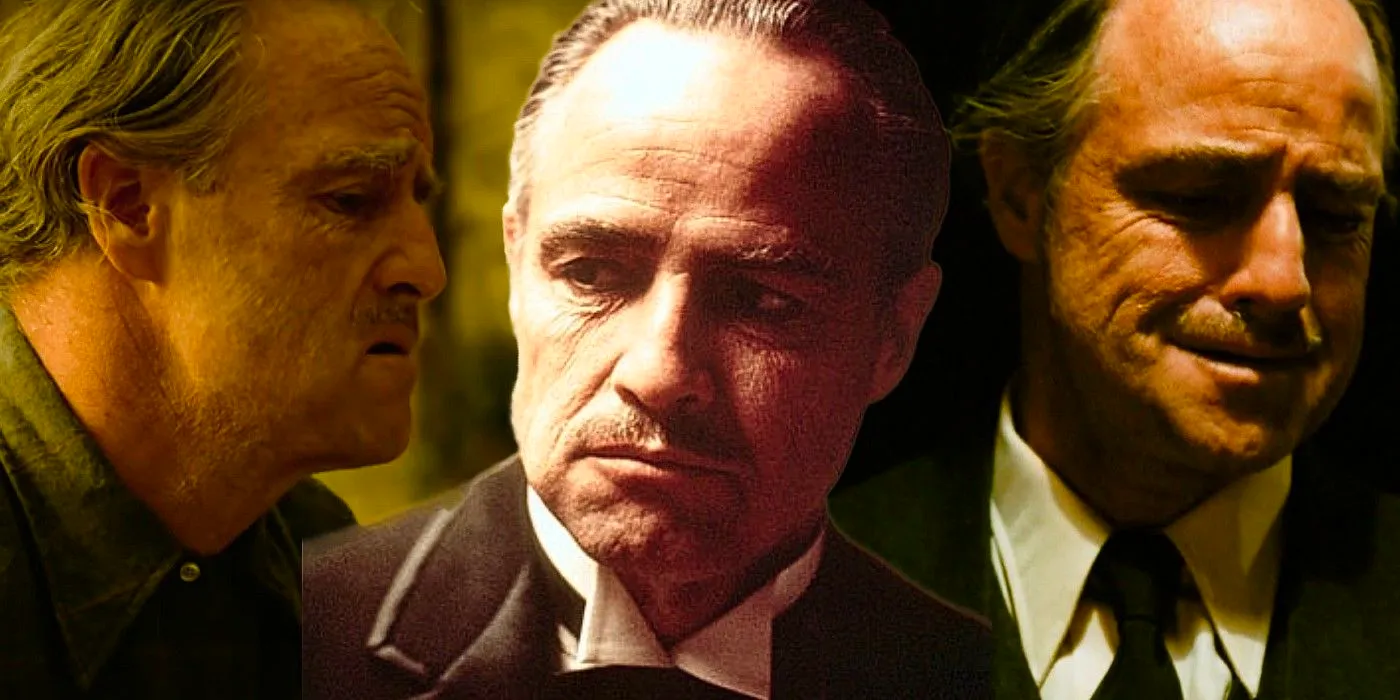 Custom image of Marlon Brando as Vito Corleone in The Godfather Image