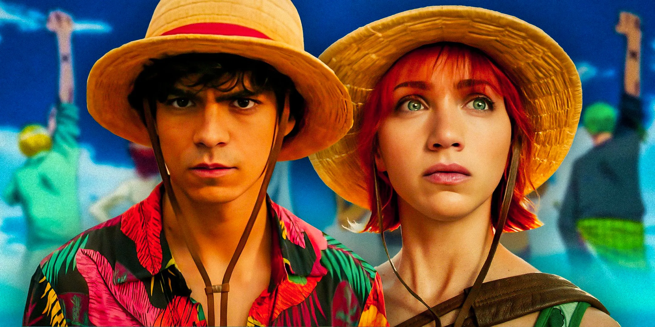 Custom image of Nami and Luffy in One Piece live-action Image