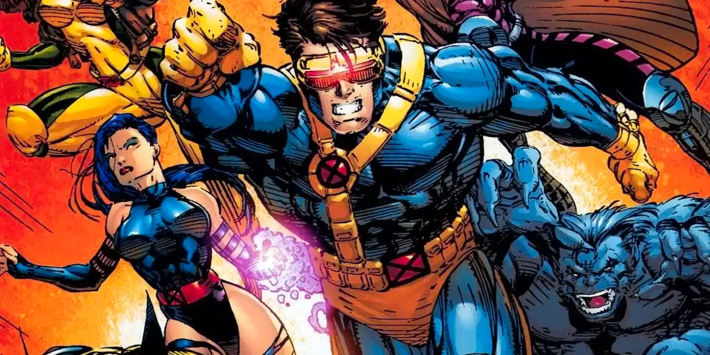 Cyclops leads the X-Men in 90s Jim Lee art Image