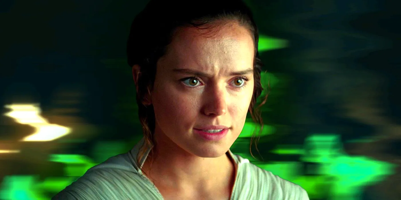 Daisy Ridley as Rey talking to Leia in Star Wars The Rise of Skywalker Image