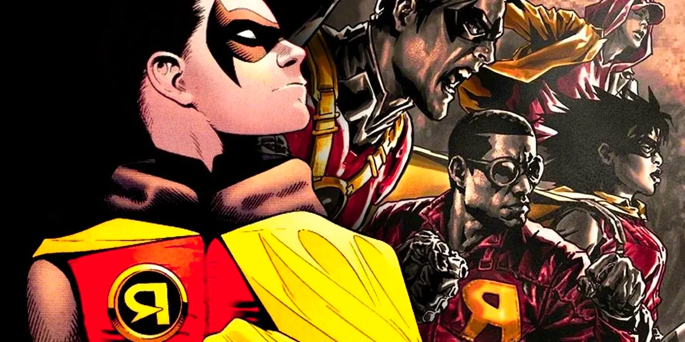 damian wayne's robin and an army of angry gotham vigilantes Image