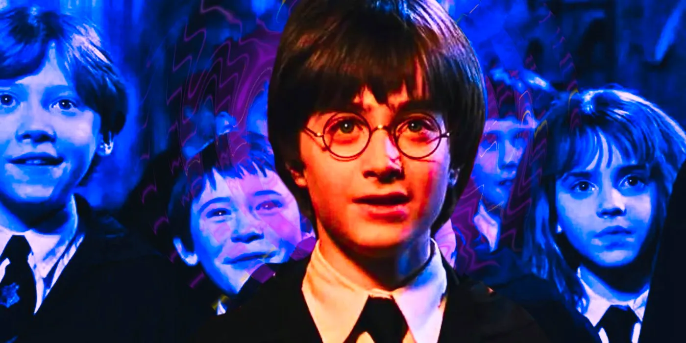 Daniel Radcliffe as Harry Potter in Harry Potter and the Philosopher's Stone Image