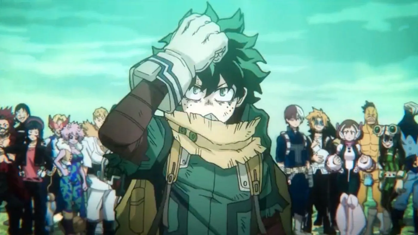 dark deku in my hero academia opening Image