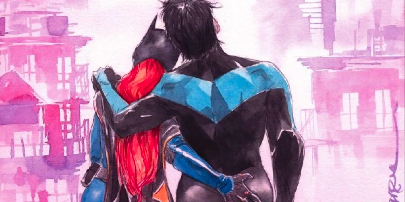 Date Night - DC Valentine's Day Special - Batgirl Grabbing Nightwing's Butt... featured image Image