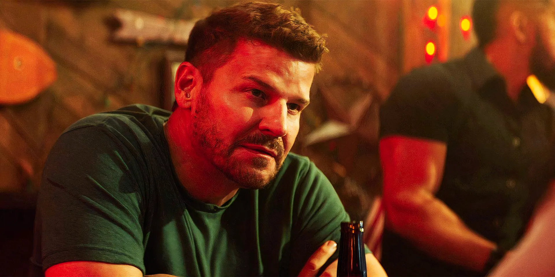 David Boreanaz looking unimpressed in SEAL Team episode 7 Image