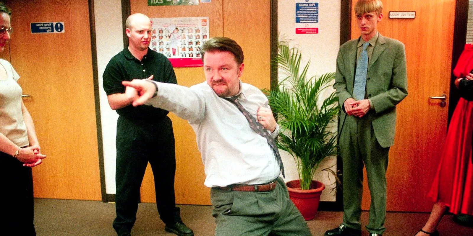 David Brent dancing in The Office UK Image