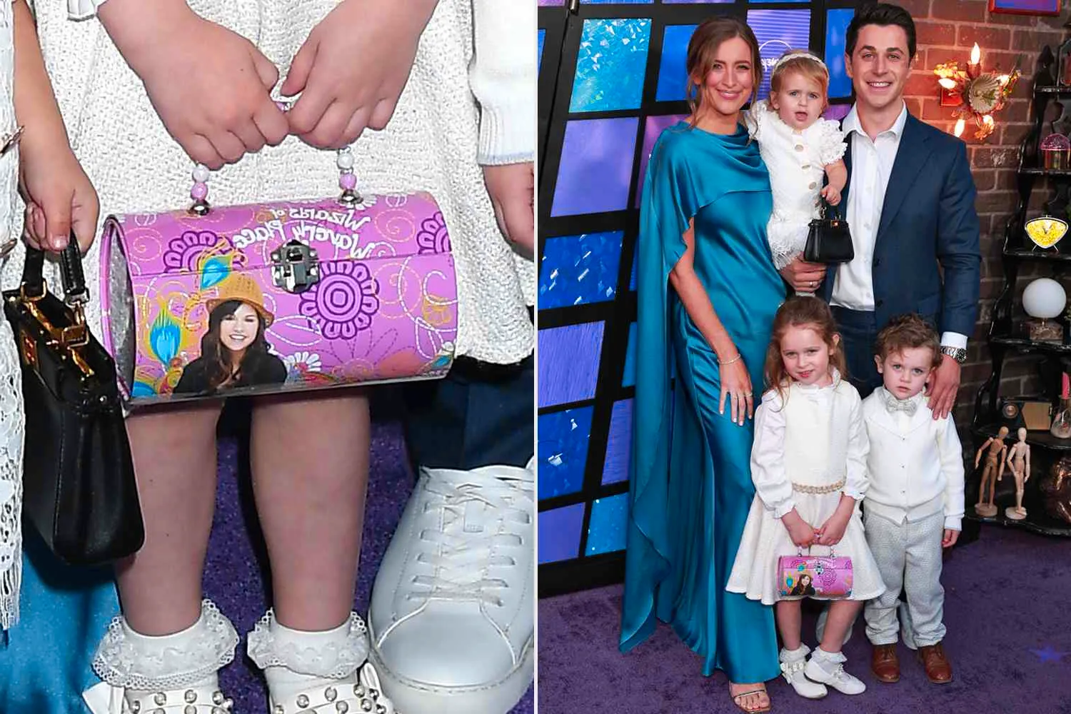 David Henrie's Daughter Carries Selena Gomez Purse to 'Wizards' Premiere Image