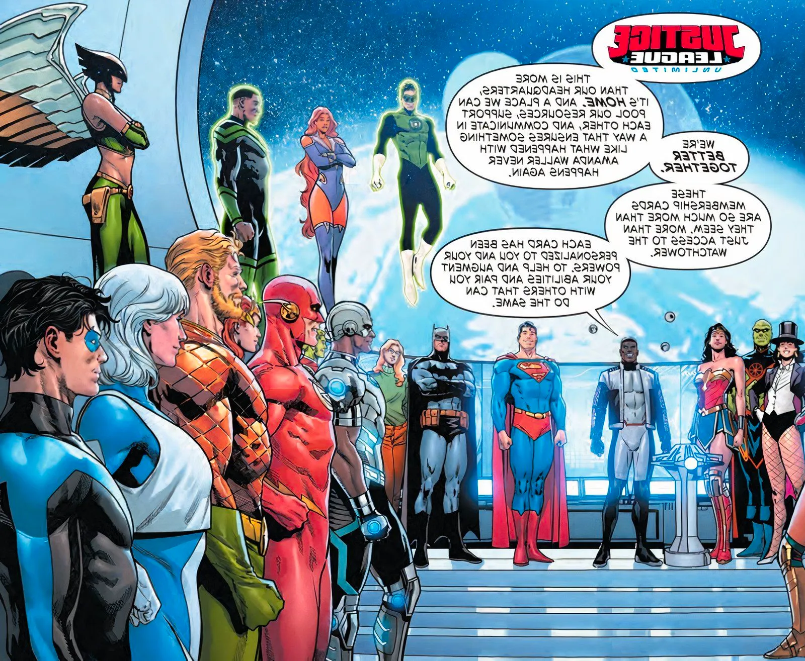 DC ALL IN SPECIAL #1 Justice league membership cards Image