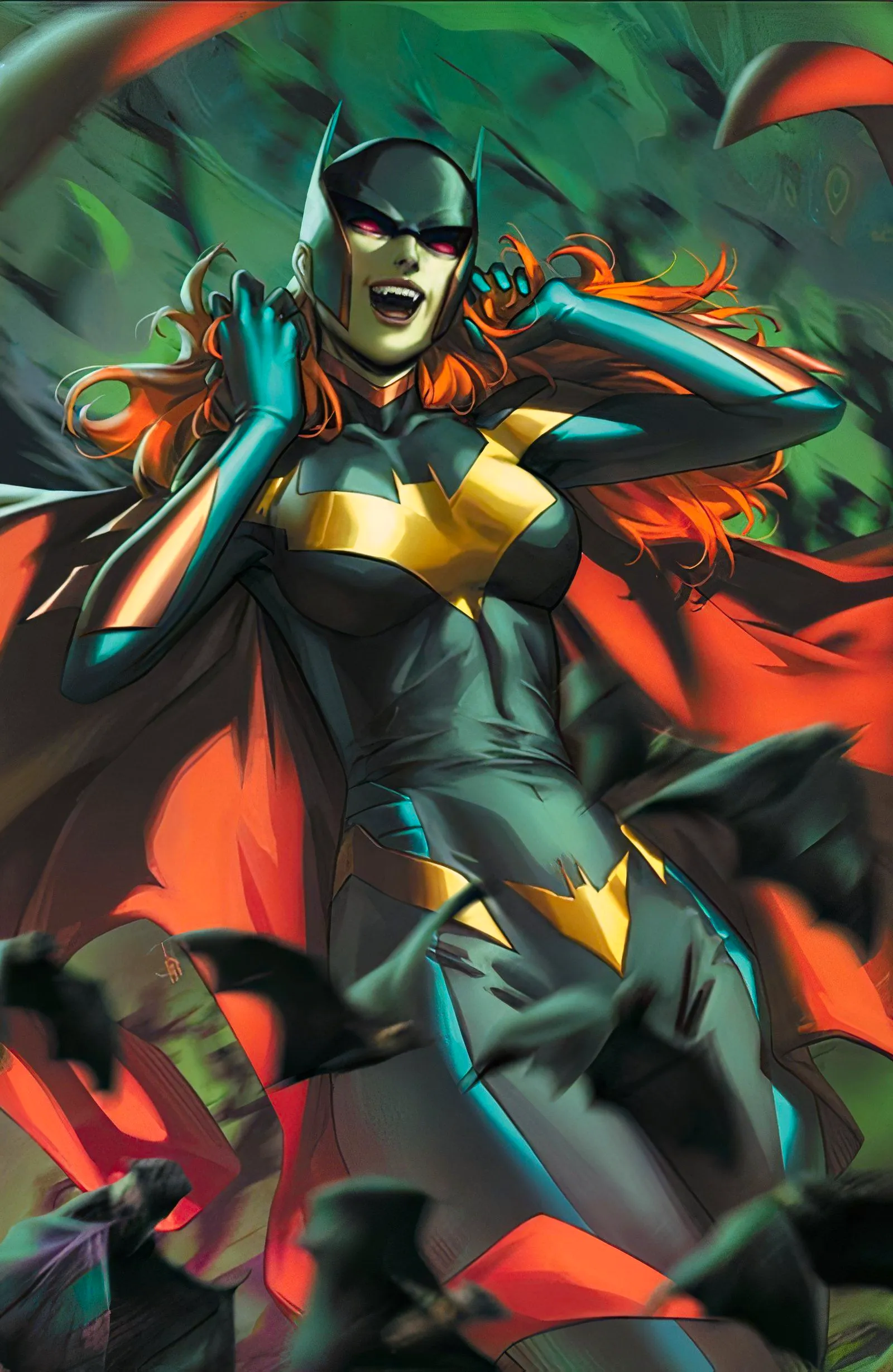 Dc vs vampires would war v #6 batgirl new 52 costume Image