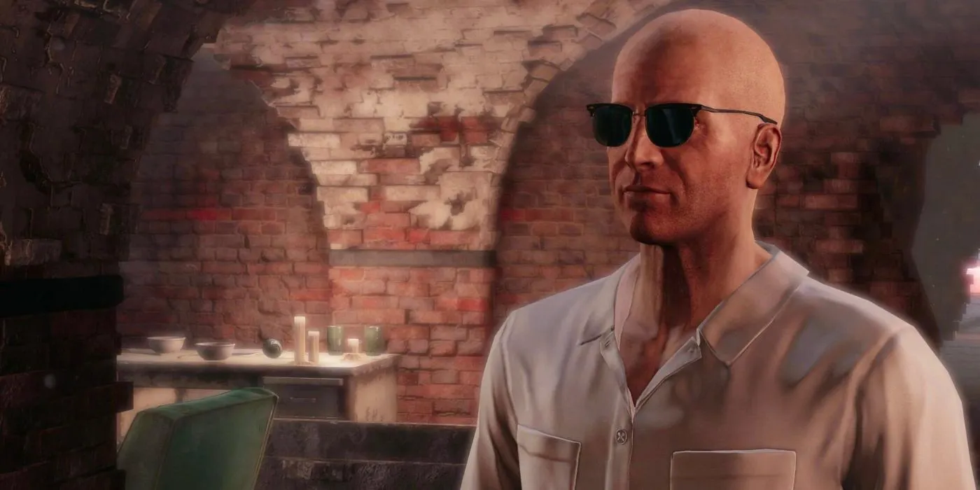 Deacon standing still in Fallout 4. Image