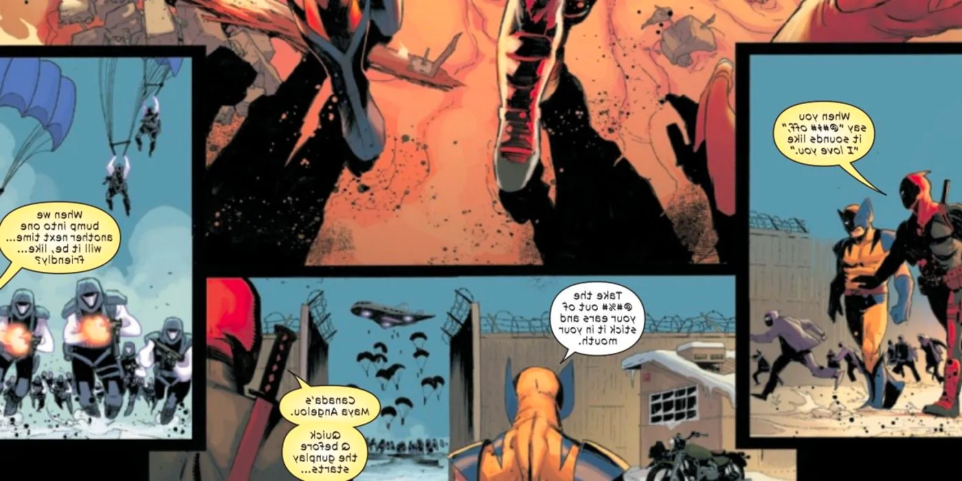 Deadpool asks Wolverine if they can be friends Image