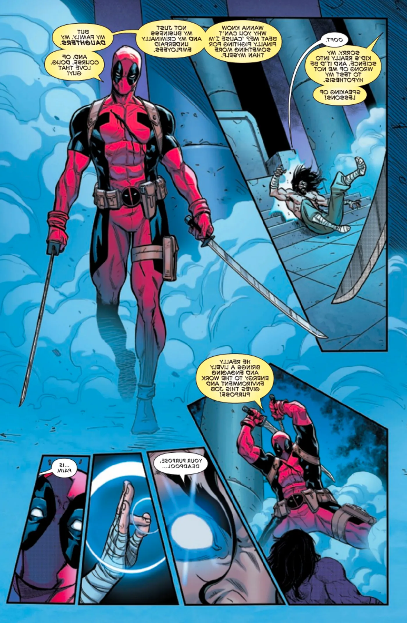 Deadpool States that He Loves Doug, an Everyday Worker at the Deadpool Corps Image