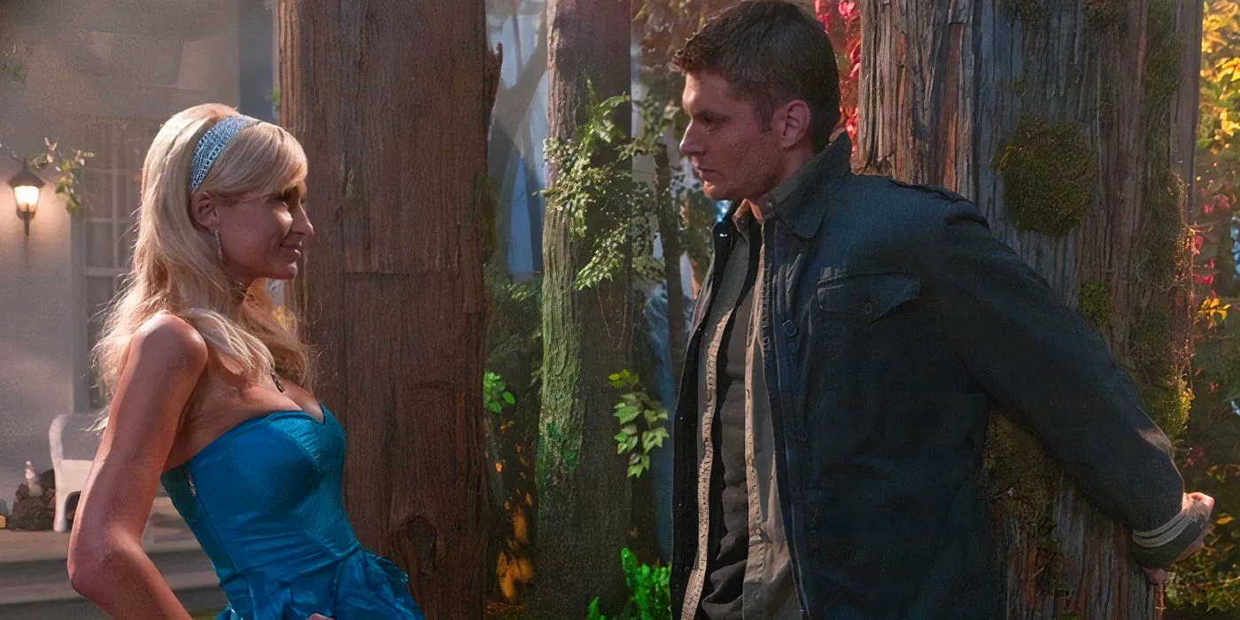 Dean and Paris Hilton in Supernatural Image