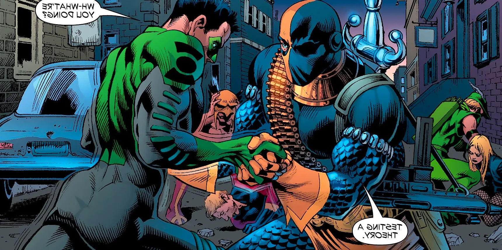 Deathstroke Identity Crisis Best Fight Image