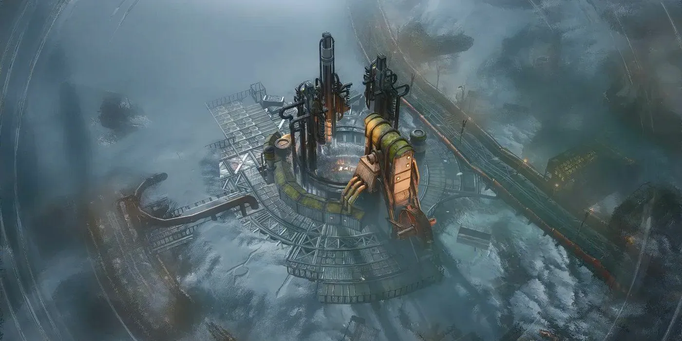 Deep Melting Drill Building in Frostpunk 2 Image