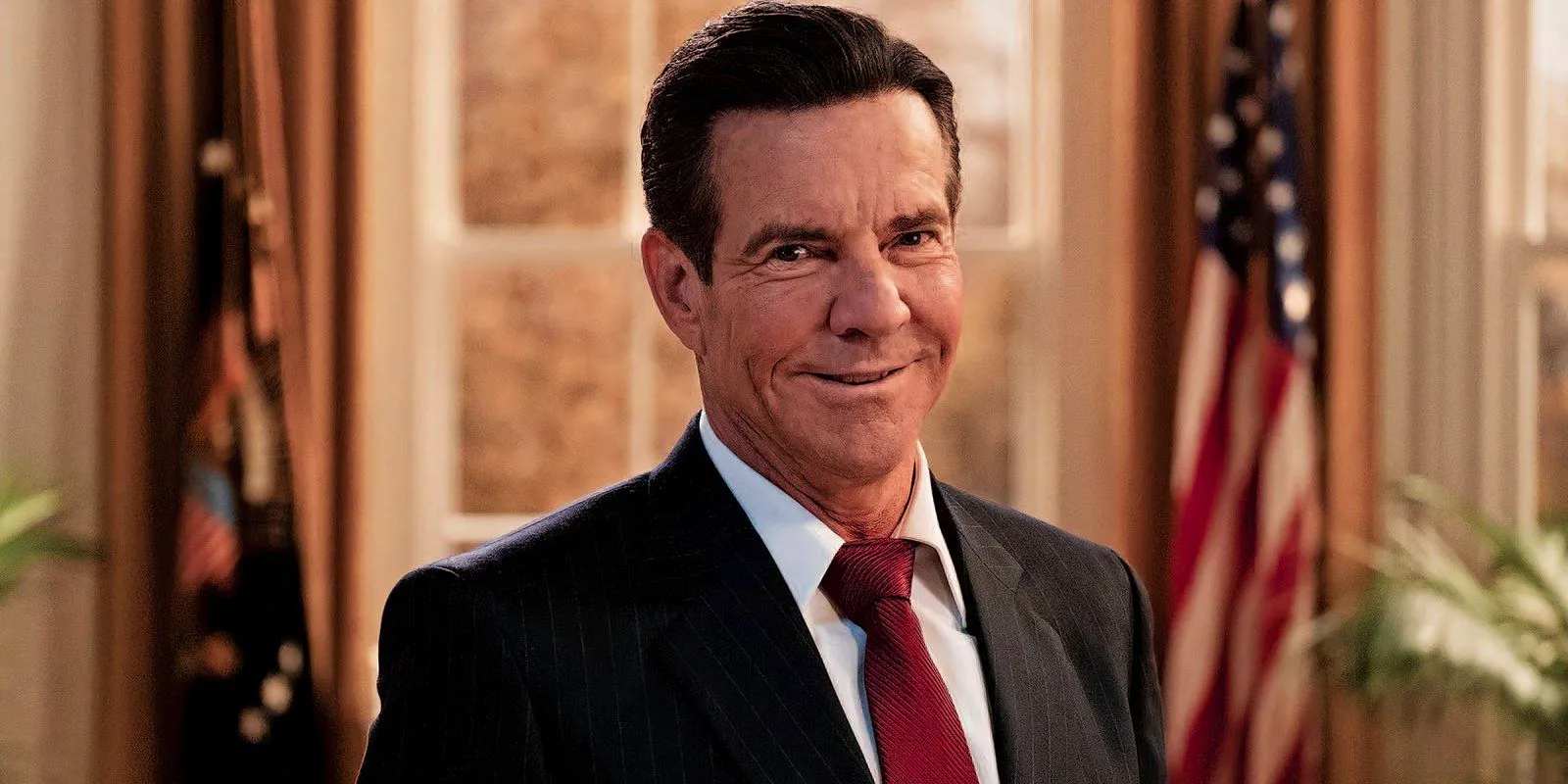 Dennis Quaid as Ronald Reagan in the Oval Office in Reagan 2024 Image