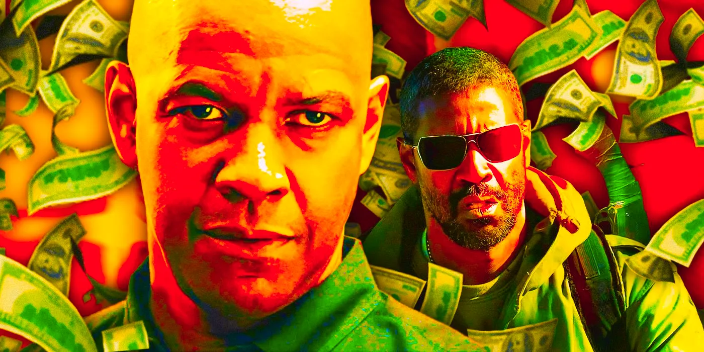 Denzel Washington in Book of Eli and Equalizer with money Image