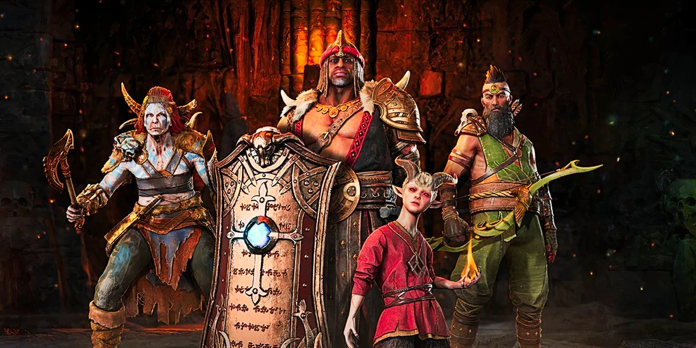 Diablo 4 Mercenaries standing in group Image