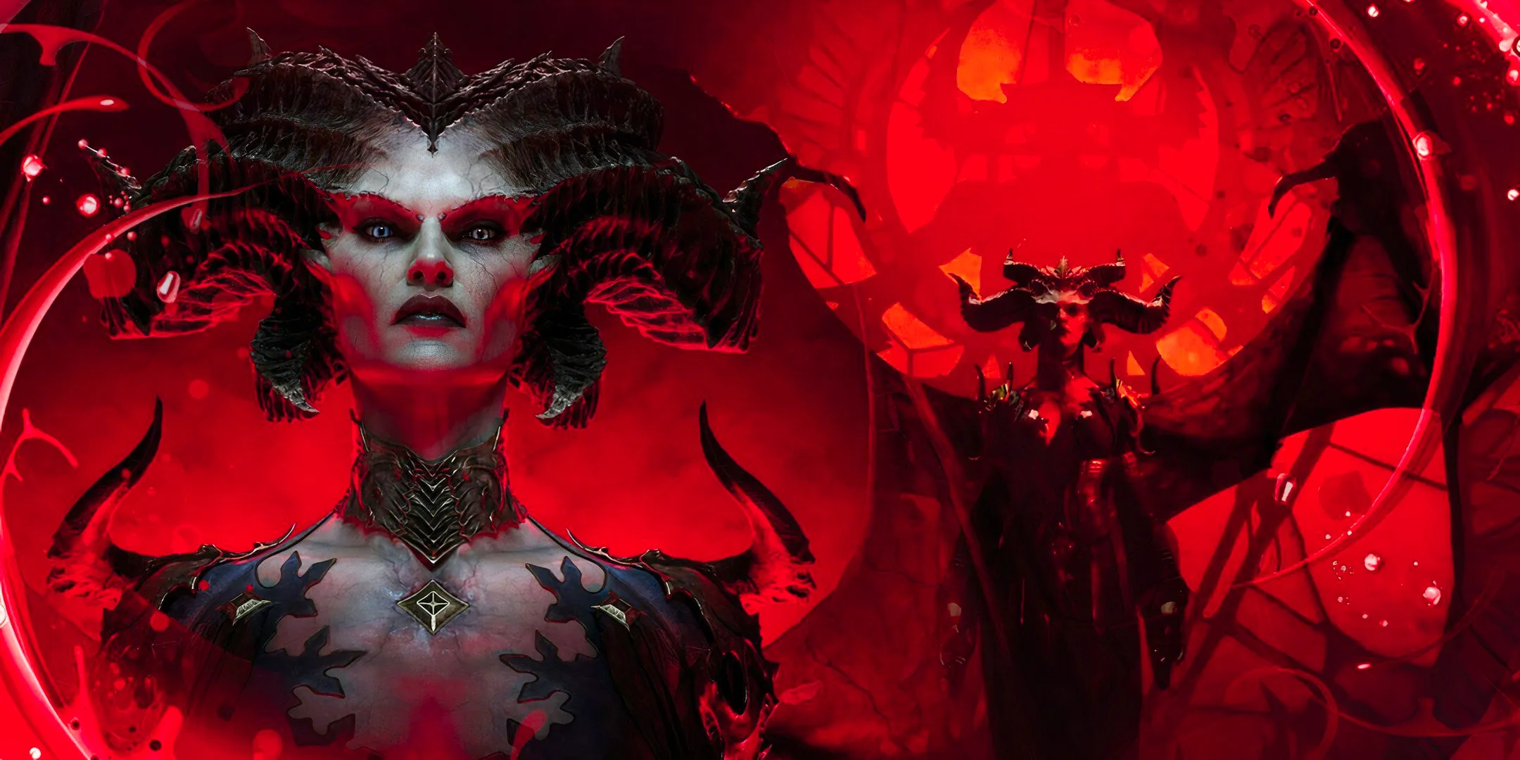 Diablo 4 Mother's Blessing Event: Lilith covered in a red glow Image